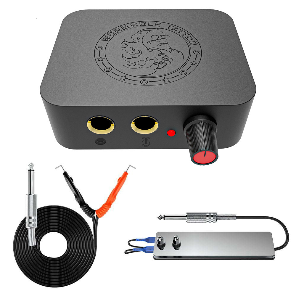 Tattoo Kits Coil Machine Set Complete Beginner Kit with Power Supply Foot Pedal Needles ink For 220617
