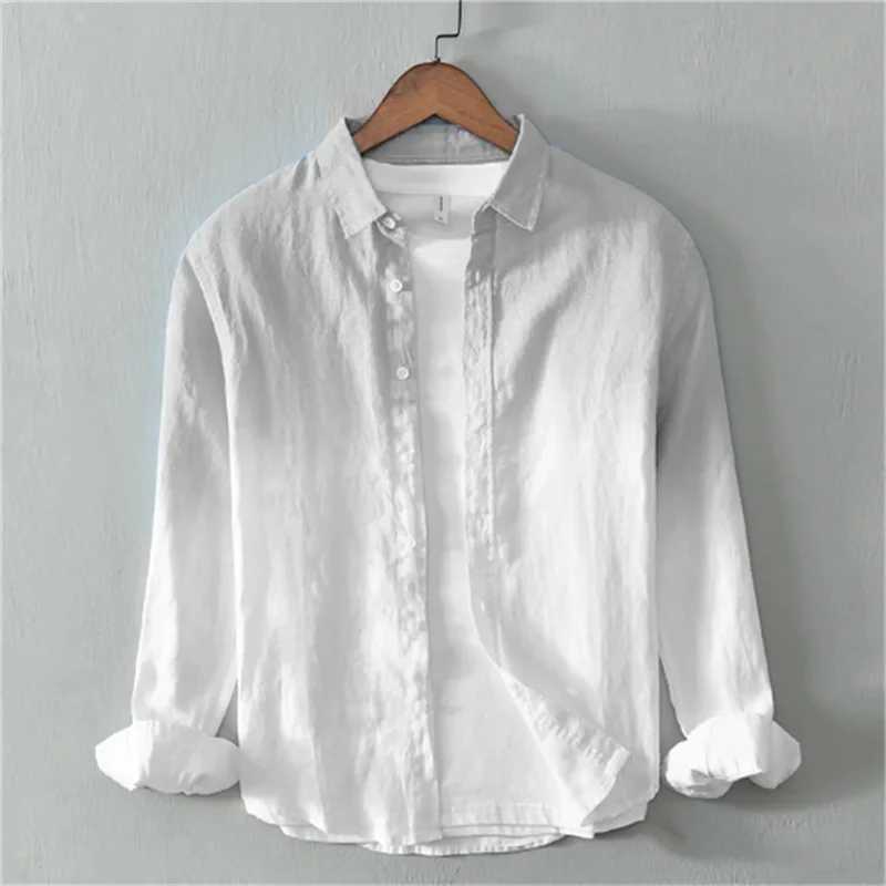 Summer shirt casual long sleeved lapel shirt 3D printed light colored mens linen shirt XS-6XL fast shipping M250320