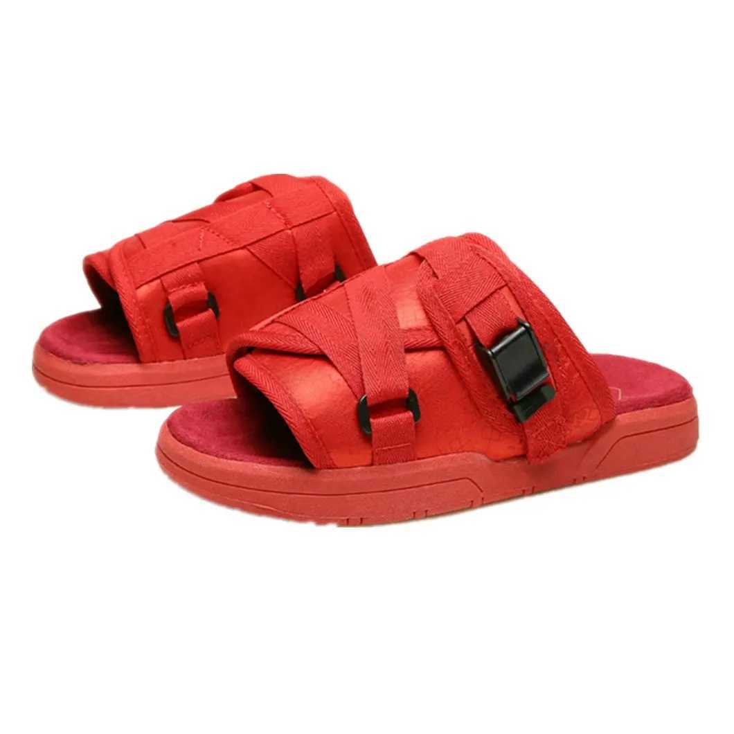 Mens Summer Shoes Plus Size 36-45 Slide Fi Couple Slide Flip Foldable Casual Shoes Sapatos Mascino Y250320