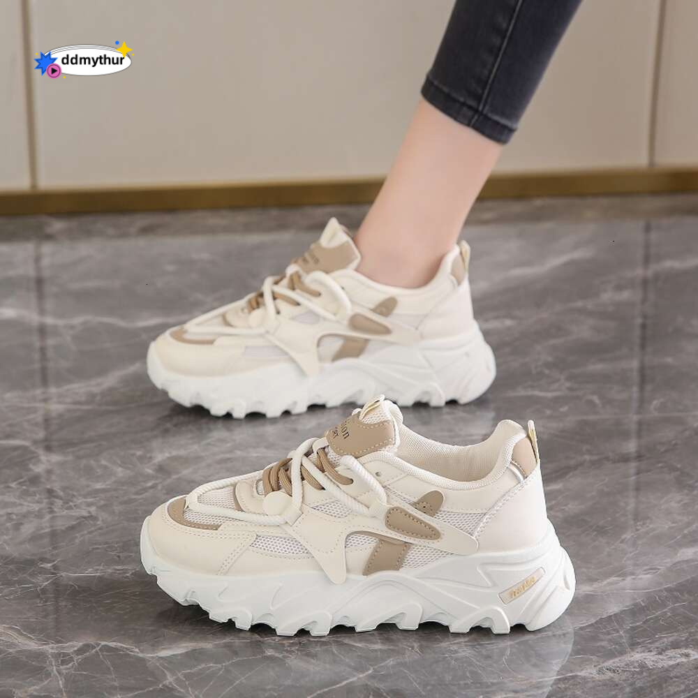 CRLAYDK Summer 2024 Chunky Sneakers for Women Platform Mesh Dad Lady Walking Shoes Breathable Casual Fashion Running Tennis ddmythur