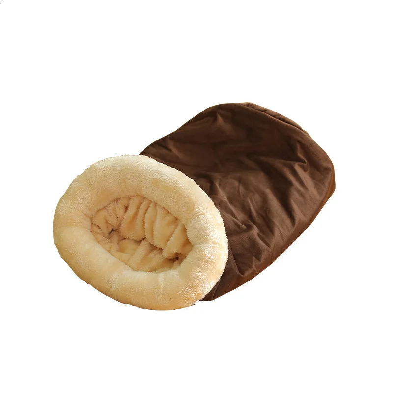Autumn and winter cat sleeping bag semi enclosed nest warm small mediumsized pet that can be disassembled cleaned 250312