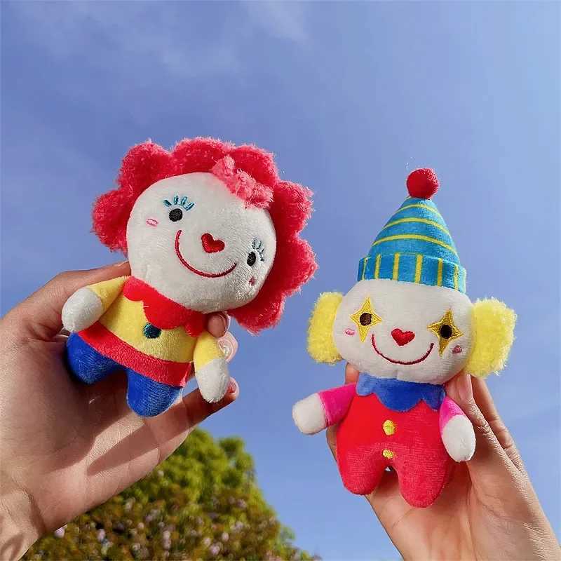 Cute Clown Stuffed Toy Keychain Cute Circus Clown Costume Doll Girl Handbag Decoration Fun KeychainXJ250319