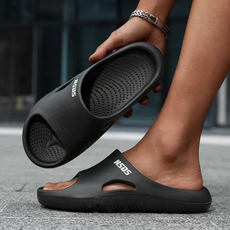 Dual color NSDS mens he shoes for summer new indoor and outdoor wear sport and wear-resistant flip flops e word sandals Y250320