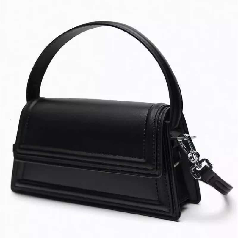 Vintage Leather Crossbody Bags For Women 2024 Designer Female Small Flap Shoulder Underarm Bag Armpit Handbags And Purses