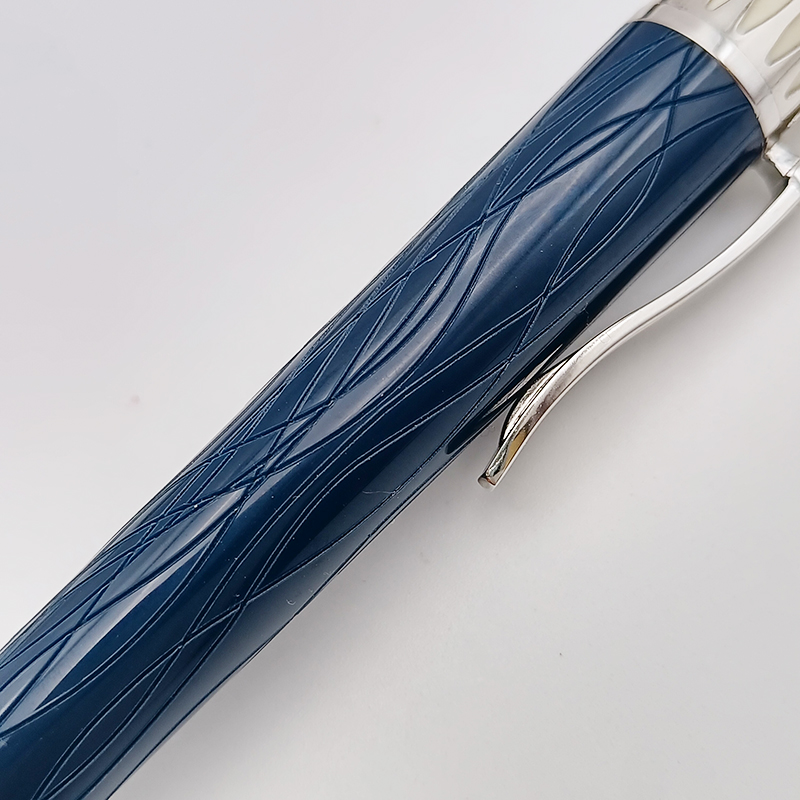 M Rollerball Ballpoint Pen Great Writer Edition Mark Twain Black Blue Wine Red Resin Engrave With Serial Number 0068/8000