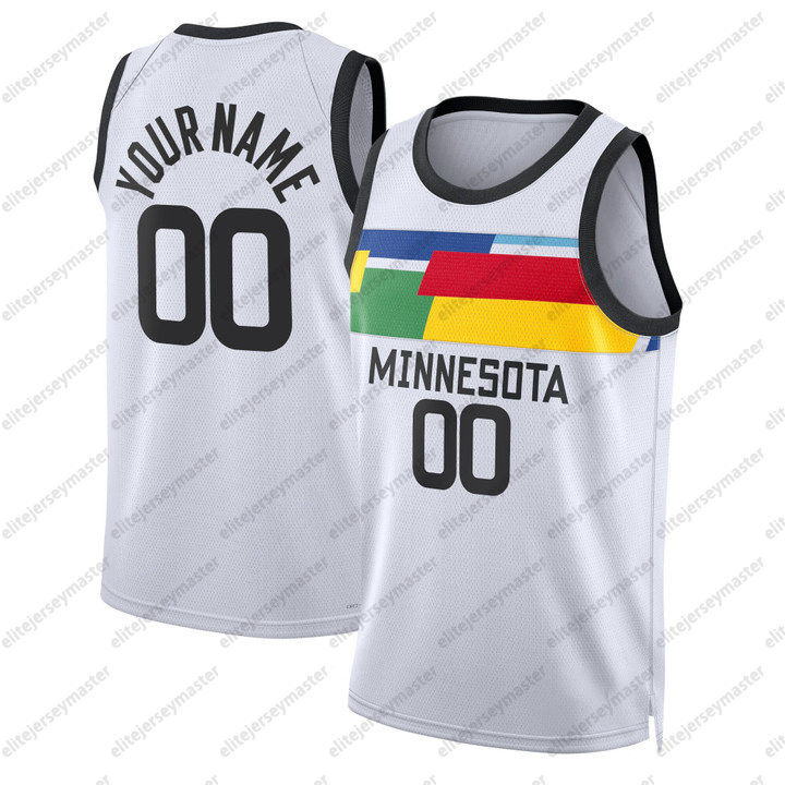 Anthony Edwards 5 Custom Basketball Jersey Gobert Stitched Personalized Customized Jerseys Custom Any Number Name