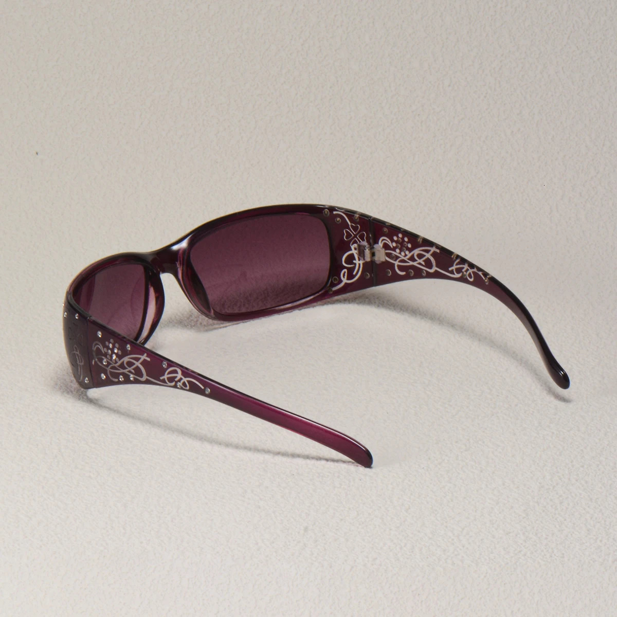 Pattern Decoration Diamond-encrusted Square Frame Sunglasses retro Style Daily Classic fashion Ladies Vacation Travel Glasses 250320