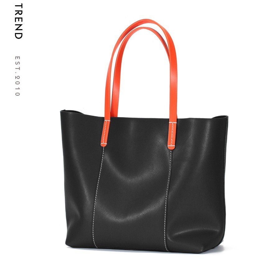 Simple Shoulder Capacity Cowhide New Item Niche Soft Underarm Tote Bag Women S Leather Large Bag Shoulder Bags