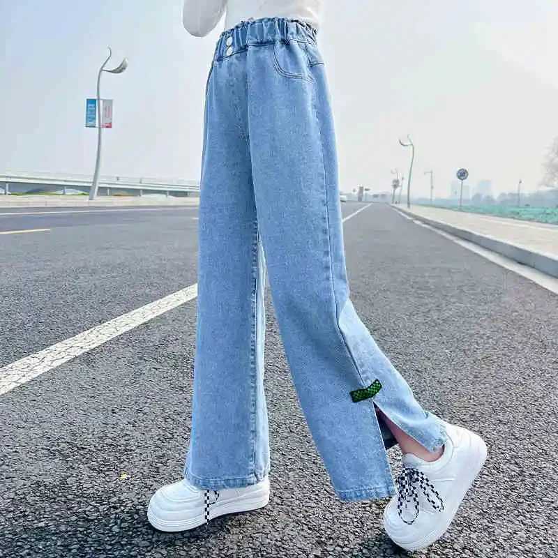 Children children girls clothing jeans Trousers toddlers baby denim clothing pants childrens underwear 4 5 6 7 8 9 10 11 12 13 years oldT2502320