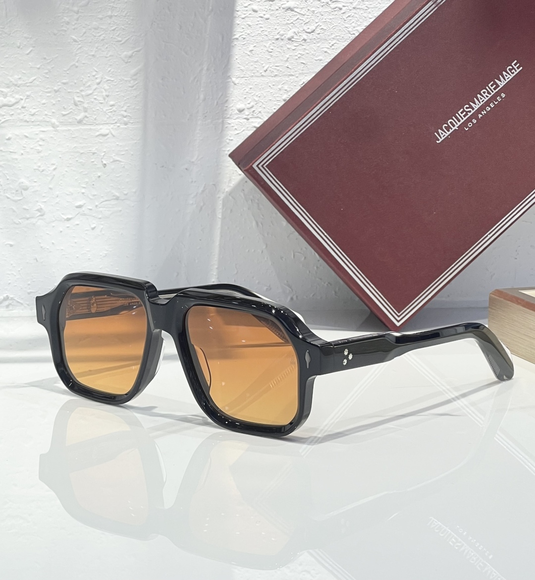 New JMMs CHALLENGER Designer Sunglasses for Men Women Top Quality Fashion Classic Eyeglasses UV400 Square Acetate Frame Sunglass With Gift Box SIZE 58-18-146