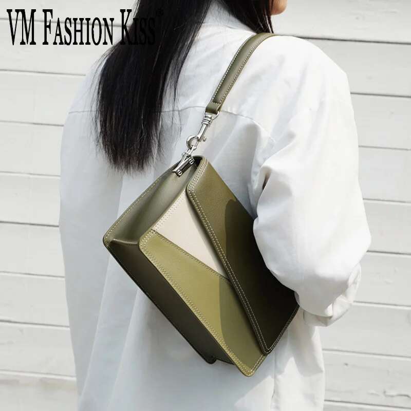 Cowhide Women's Underarm Ing Elegant Top Handbag Versatile Shoulder Hot Popular Ladies Crossbody Bag Designer