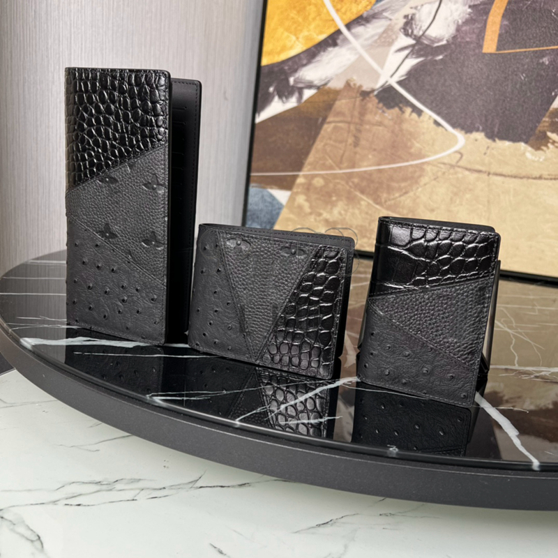 Top quality Multiple purses Designers Wallets Luxury Brazza wallet Fashion Bags Card Holder Carry Around Women Money Cards Coins Bag Men Leather Purse