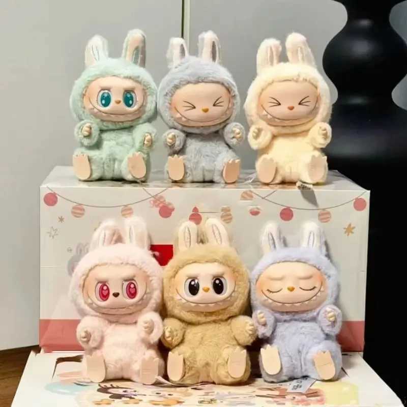Labubu blind box has a seat series vinyl pendant doll model toy cute monster replica keychain toy Christmas giftXJ250319