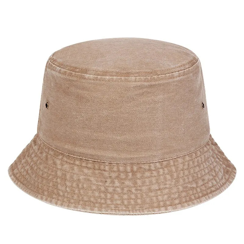 Unisex Solid Color Personality Bucket Hats Fishermen Caps Outdoor Casual Cap Sunscreen Hat 250320