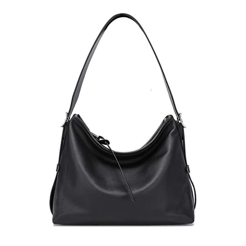 Cowhide Genuine Leather Handbags Women Casual Shoulder Bag Female Fashion Shopping Retro Large Designer Ladies Bags New