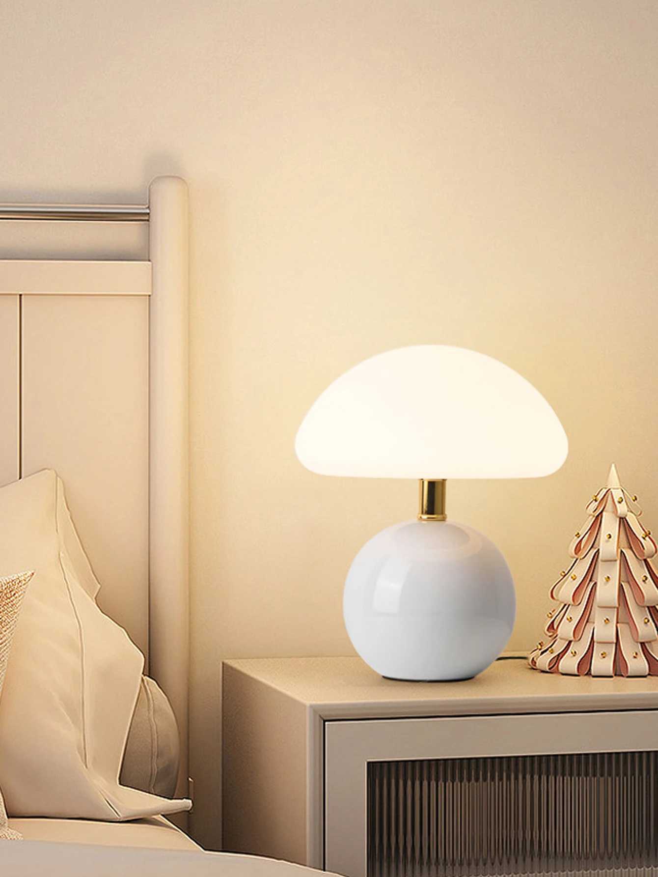 Led table lamp for bedroom Lamp bedside table White/pink/red/beige/orange stromatolite moon desk Mood light Room decorating item Z250320