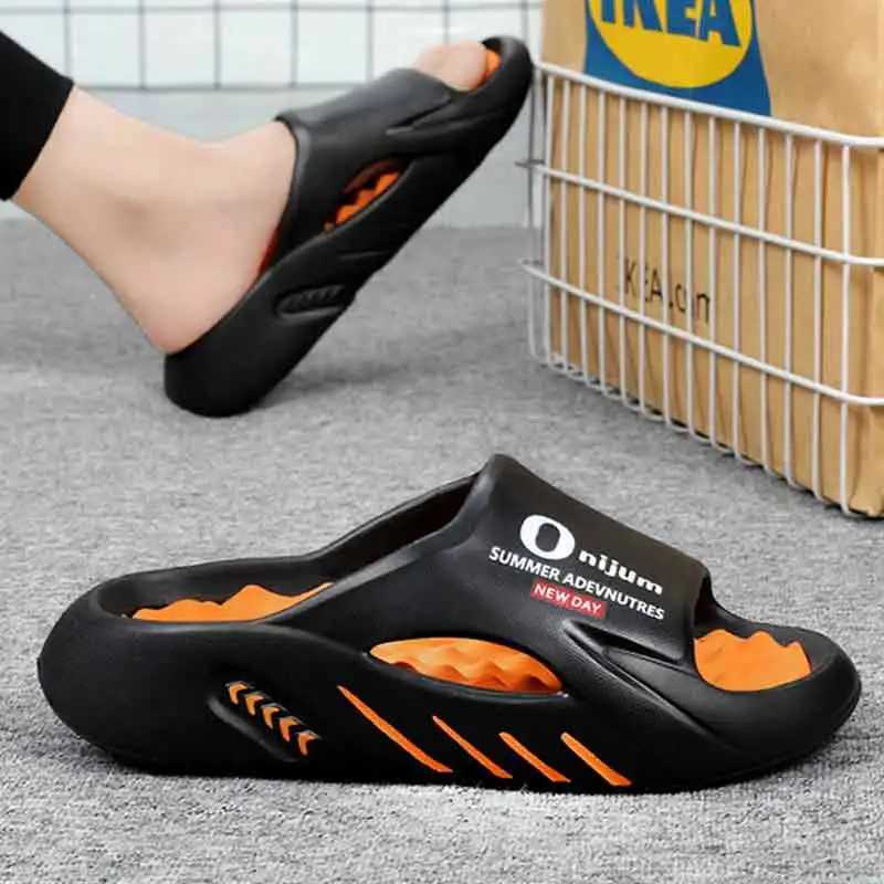 New arrival of mens sandals in the summer of 2025 Double Te soft soled outdoor sports walk-in fortress beach large sandals Y250320