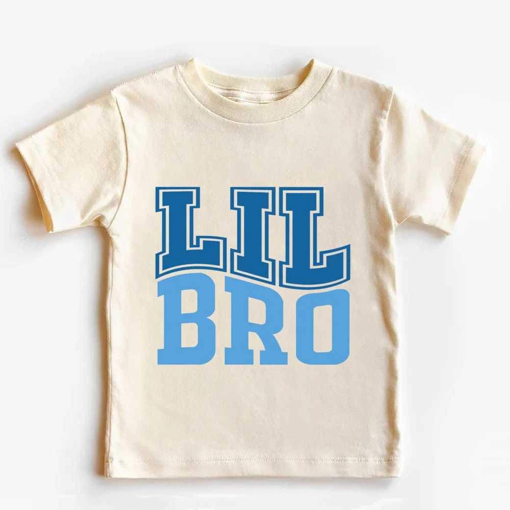 BIG SIS/LIL SIS Printed Vintage Childrens T-shirt Short Sleeve Round Neck Casual T-shirt sisters Vintage Family Matching SetT250320