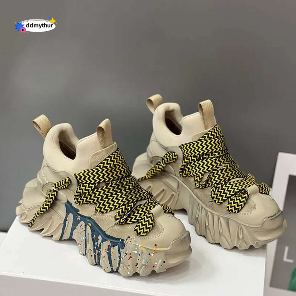 2024Autumn Platform Mesh Women Breathable Tennis Female Vulcanized Spring Chunky Sneakers Sports Dad Shoes Woman ddmythur