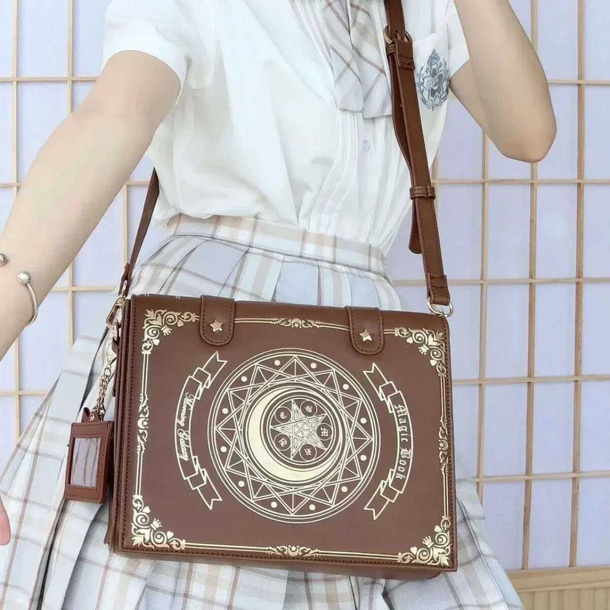 Korean Gothic Square Black Shoulder Bag Haruku Vintage Aesthetic Purses Designer Handbags Messenger Tote Bags Women
