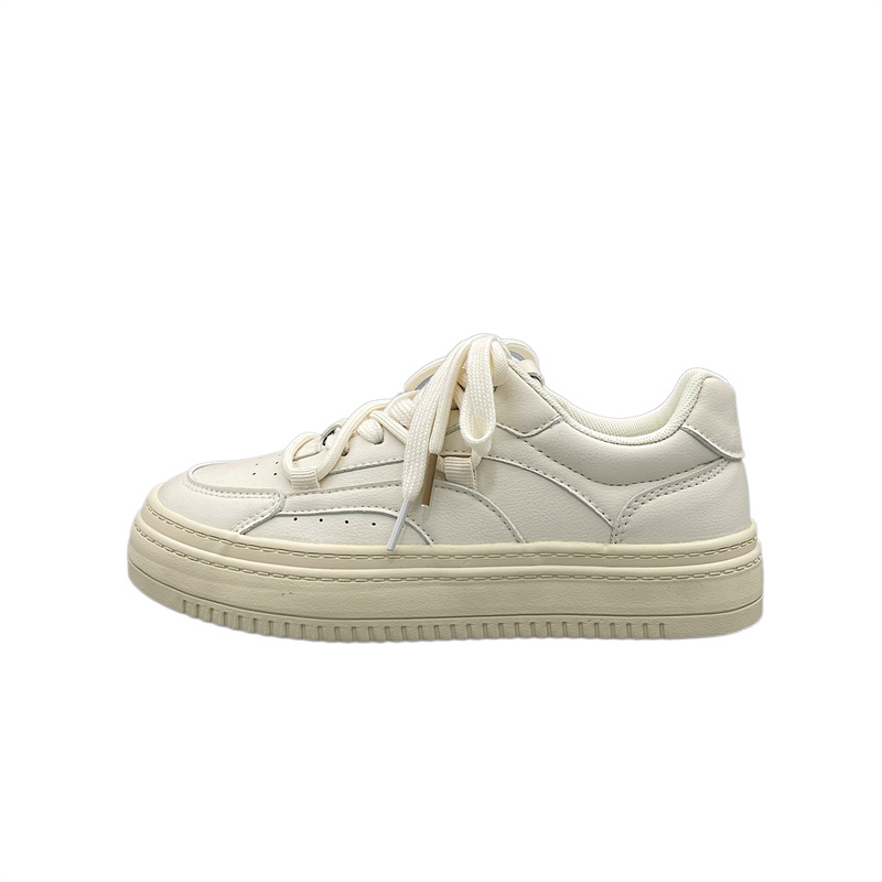 All kinds of thick soled small white shoes women's spring new niche increase sports leisure board shoes