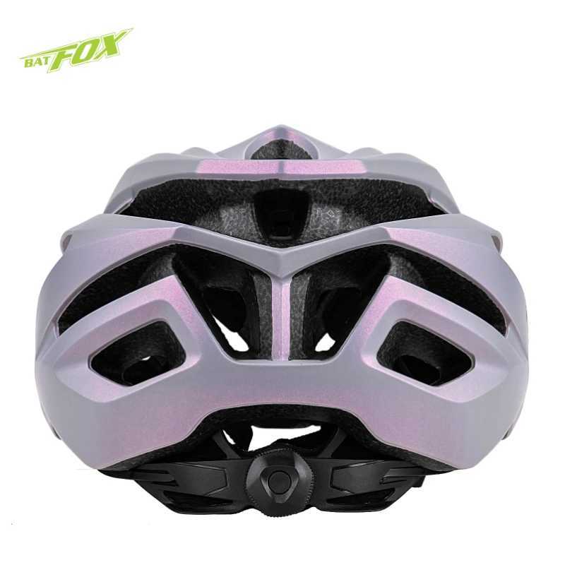 New Arrival BATFOX Road Bike Helmet Lightweight Breathable Adjustable One Piece Comfortable Lining Mens Bike Safety Helmet Bike Helmet Z250320