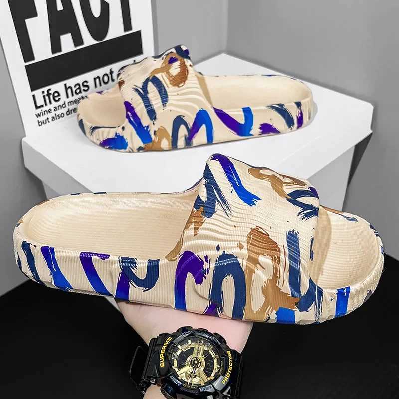 Beach flip cover mens slippers mens slippers walking around slippers mens slippers Y250320