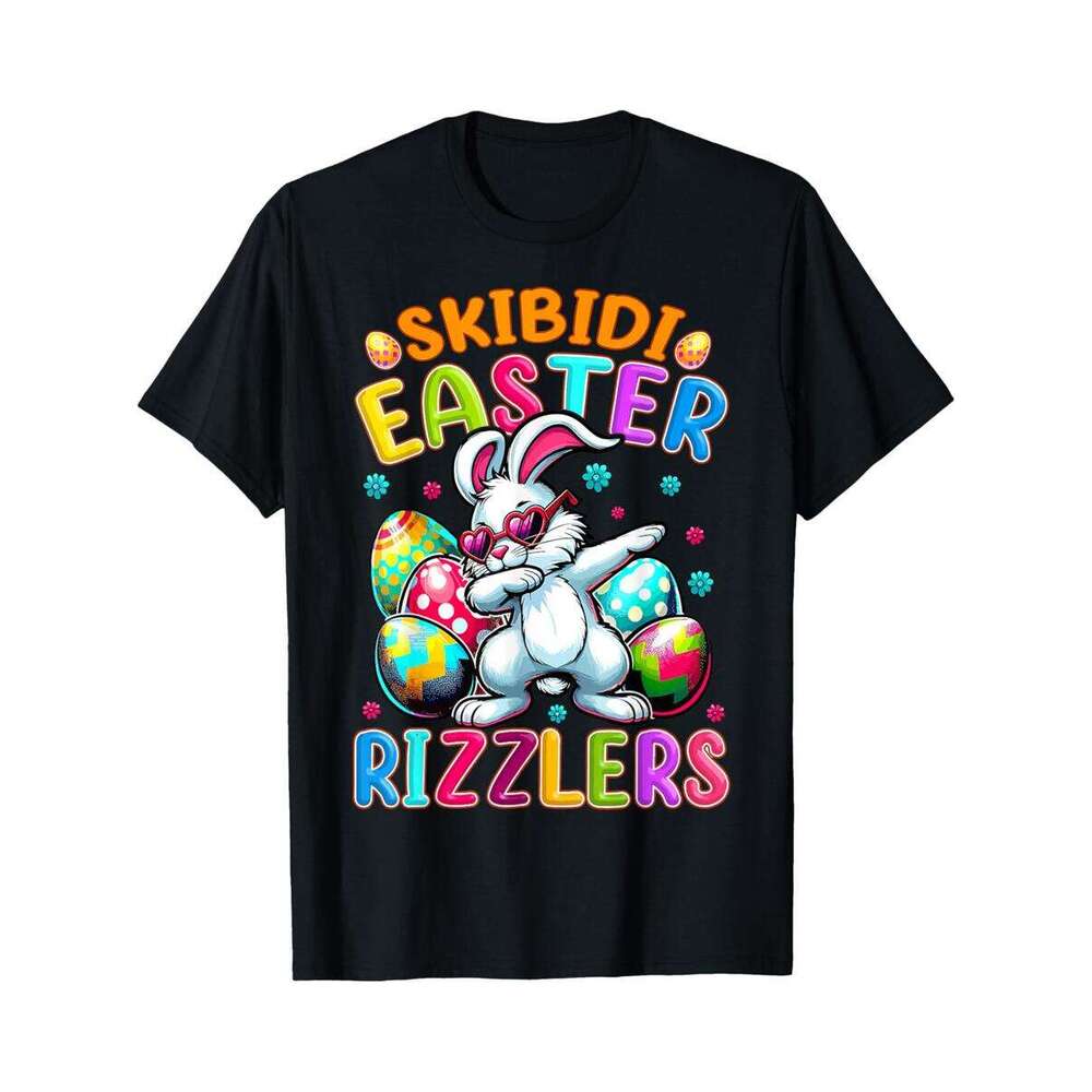Designer T shirt Funny Easter Shirt Easter Bunny Gen Alpha Slang T-Shirt - 220g Tshits