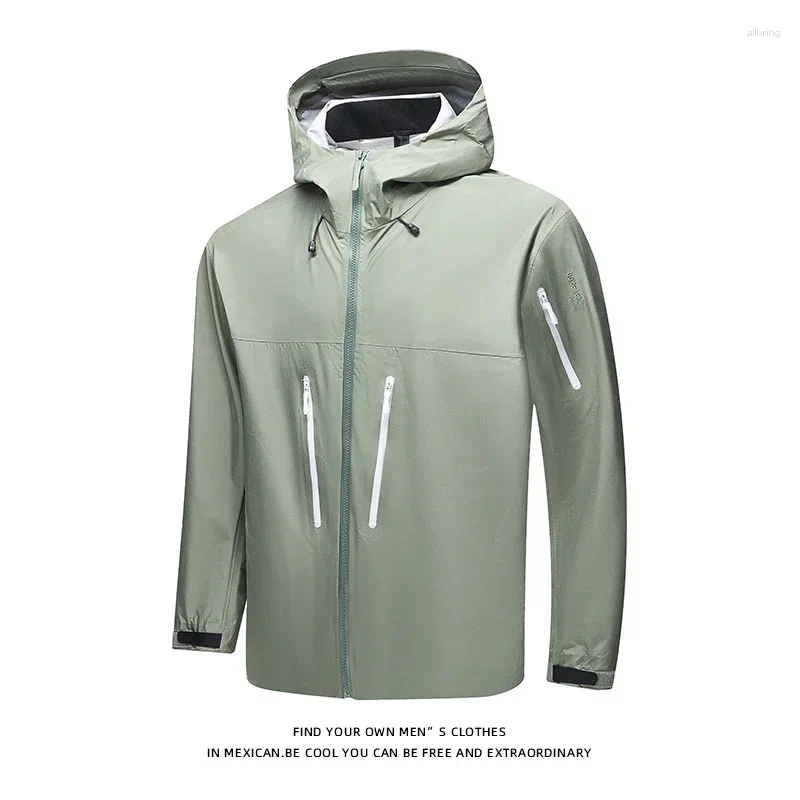 Men's Jackets Arc Duricrust Rain-proof Mens Womens High Quality Camping Coat Outdoor Waterproof Windbreaker Hiking Mountain Clothes