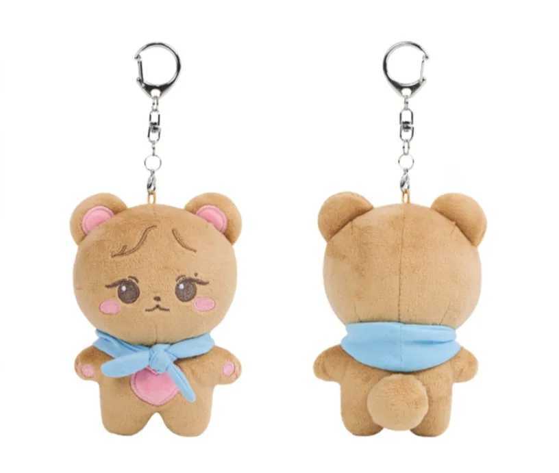 Kpop Pink Album BORNPINK 2022 World Tour Official Plush Keychain Lisa Ross Jenny JISOO Kawaii Stuffed Animal PendantXJ250319