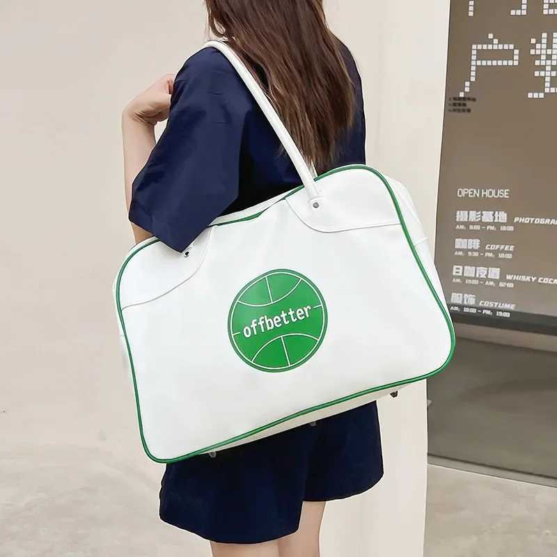 Girls Sports Fitness Yoga Bag Travel Handbag College Students Class Shoulder Bag Luggage Travel Bags for Women Y250319