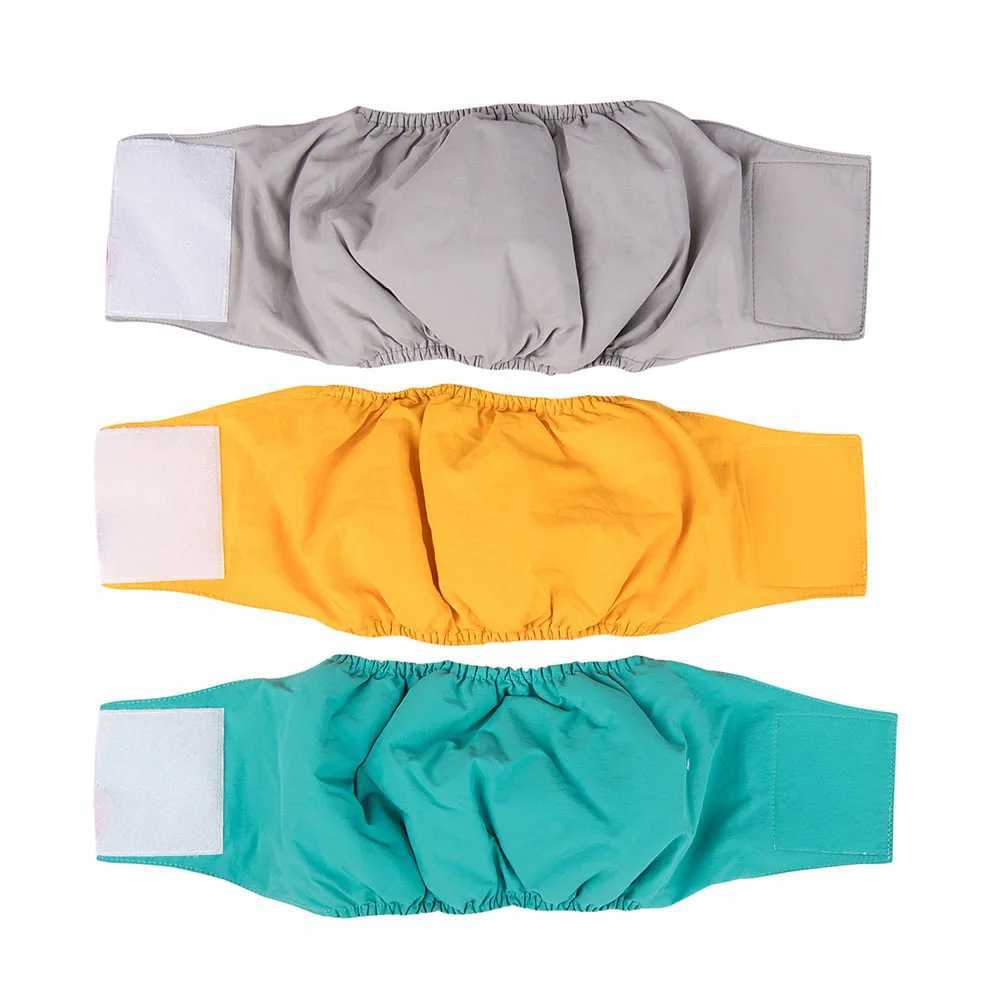 Male dog belly strap reusable boy dog diaper washable suitable for small medium large dogs soft adjustable pet dogs and physiological pants Y250320