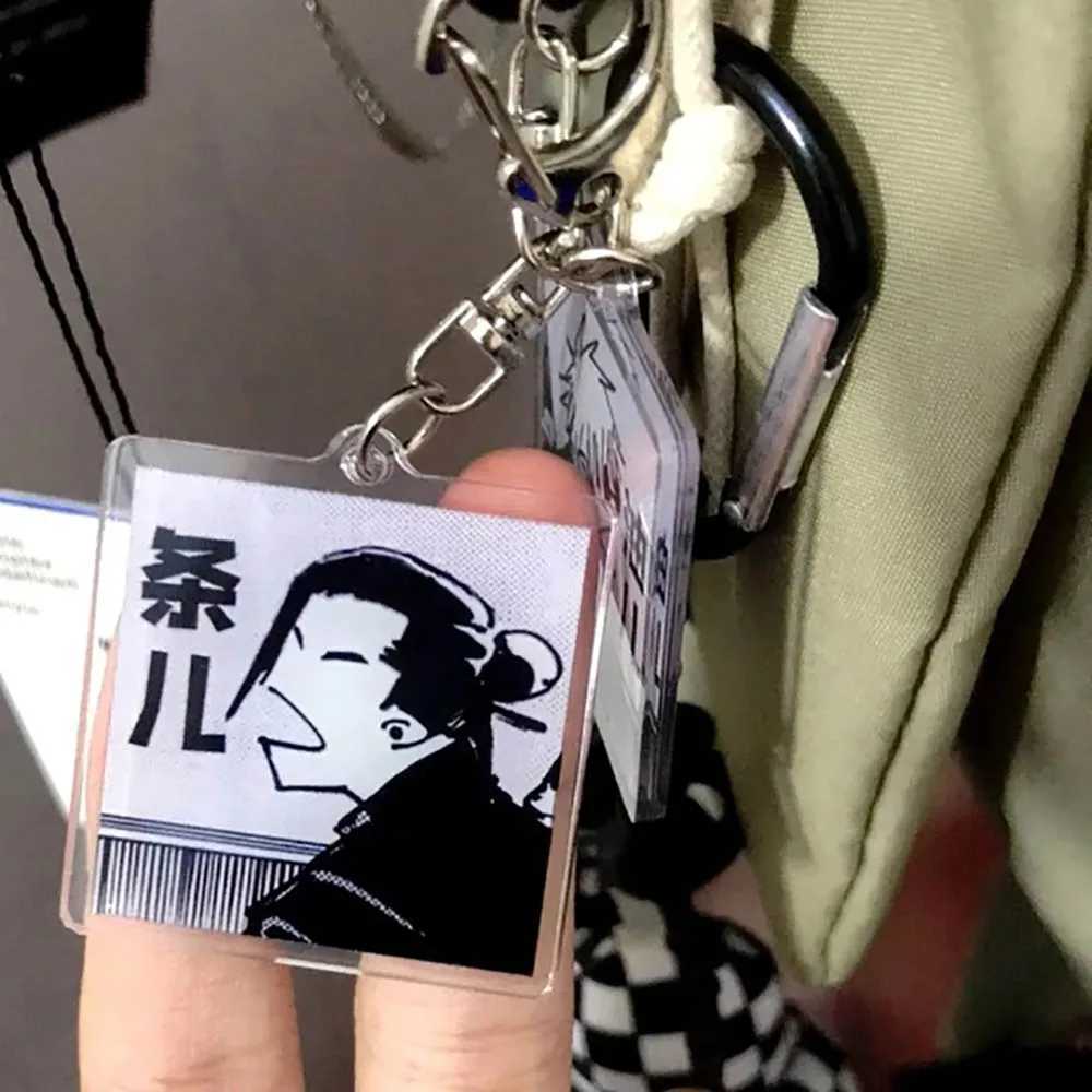 Anime Satoru Gojo Geto Suguru Keychain Cute Backpack Pendant Acrylic Couple Keychain AccessoriesXJ250319