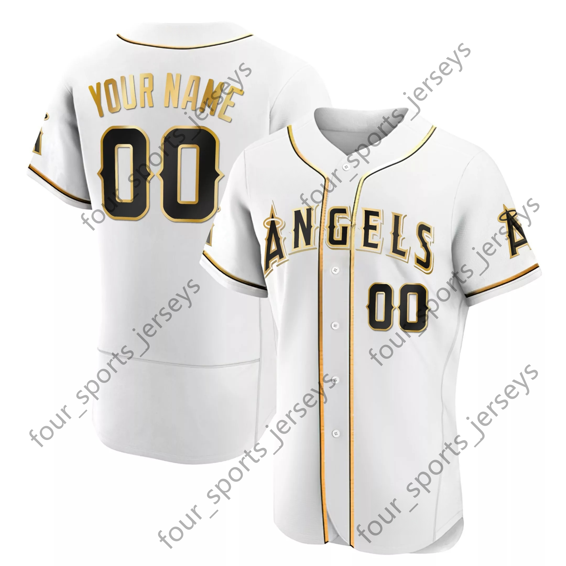 Angels Baseball Jersey 27 Trout 23 Drury 6 Rendon 66 Garcia 21 Thaiss 16 Moniak Custom ANY NAME