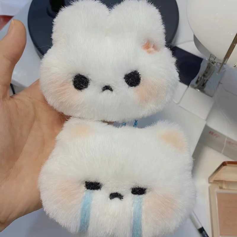 Cartoon Plush Rabbit Doll Toy Keychain Sweet Cute Bag Pendant Charm Car Keychain Accessories Female Couple Kawaii GiftXJ250319