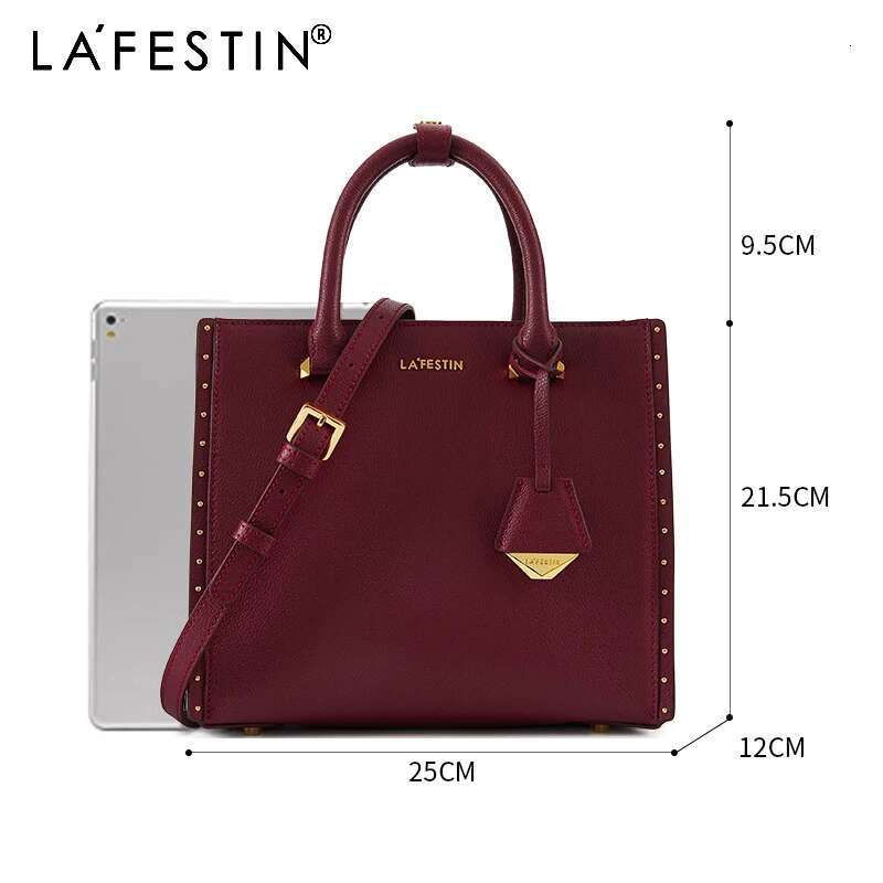 LA FESTIN New Women Leather Tote Bags Multifunctional Versatile Ladies Fashion Shoulder Crossbody Designer Handbag