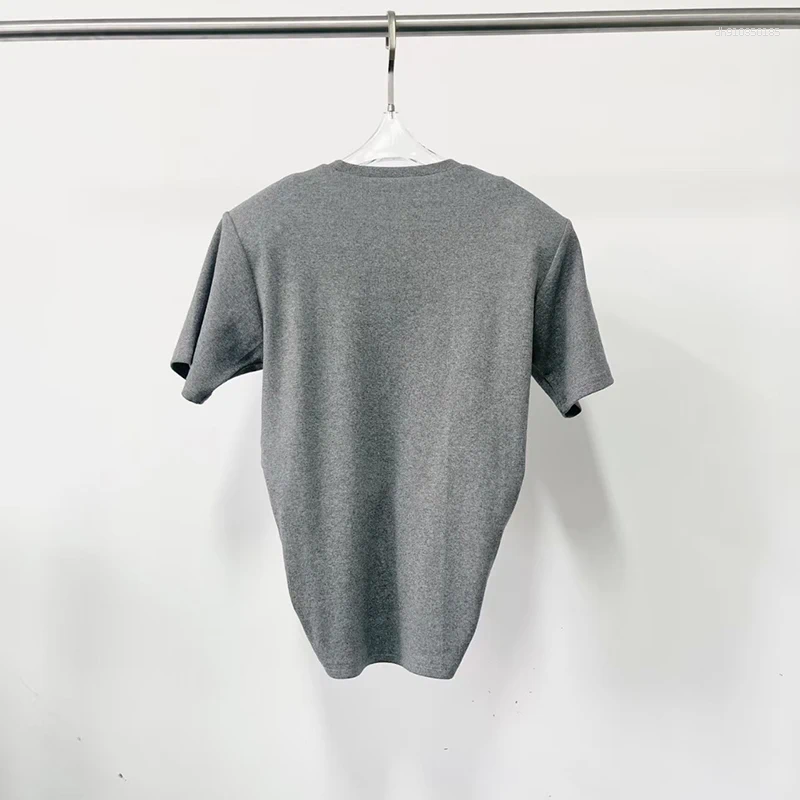 Women's T Shirts Knotted Ruffled Thread Tee Stylish Crew Neck Short-sleeved Top High Quality Cotton Summer 2025 Y2k