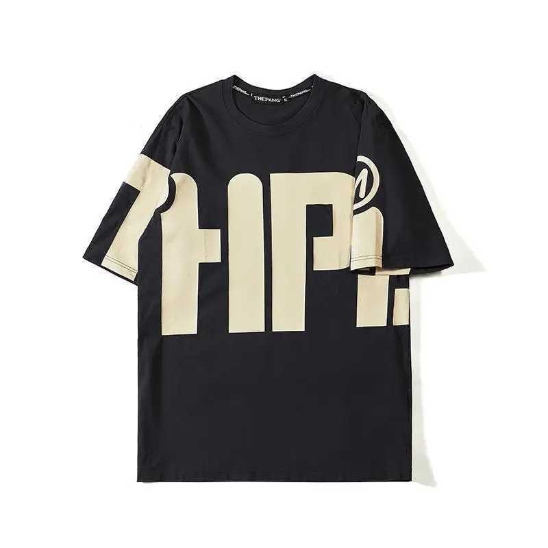 Mens T-shirt loose top pocket oversized printed mens T-shirt O-neck letter cheap clothing and high-quality ordinary 5xl Y2kT250319