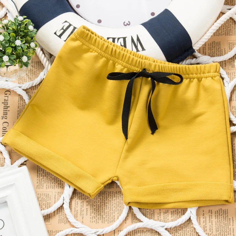 Summer Childrens Boy Girl Board Shorts Casual Cotton Thin Baby For Boys Girls Toddler Pant Sports Kids Beach Short 2024 250312