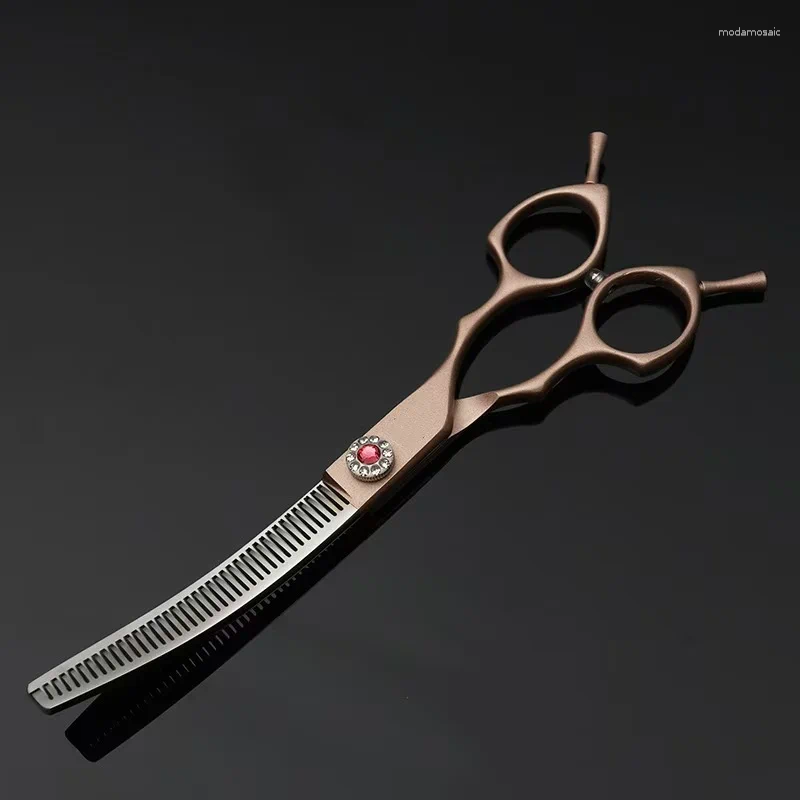 Inch Dog Curved Chunkers Shears Thinning Scissors Stainless Steel Grooming Special Designed For Pet