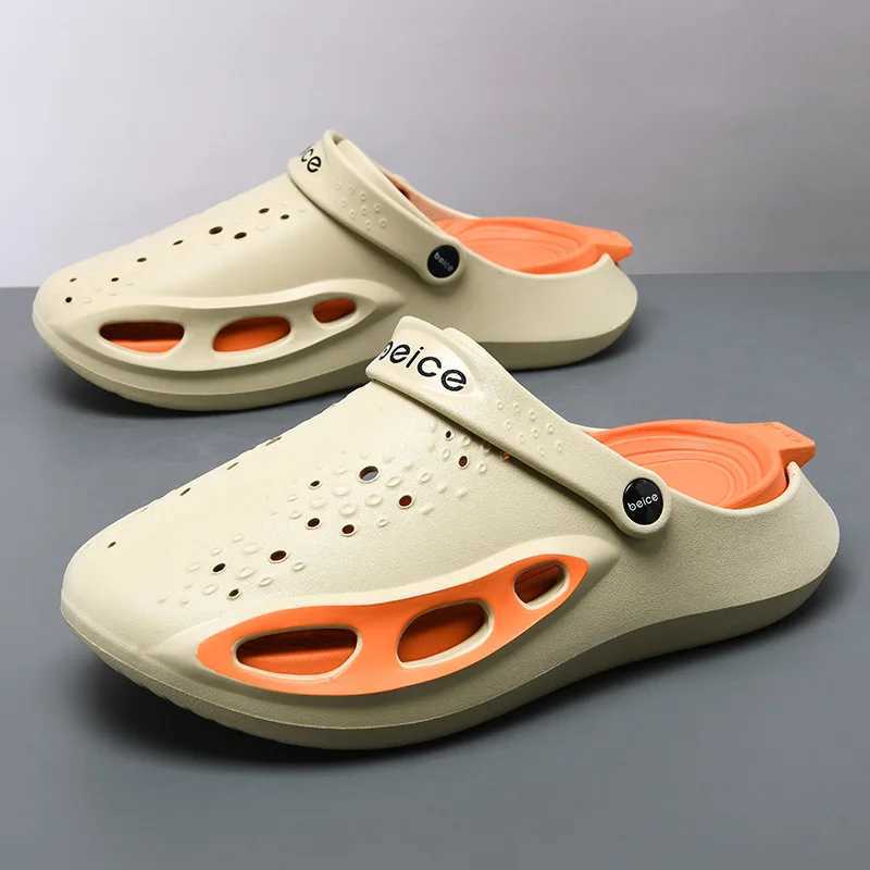 Mens Summer Shoes N-Slip Sandals Mens Sandals Breathable Flip Sandals Fi Beam Garden Shoes Y250320