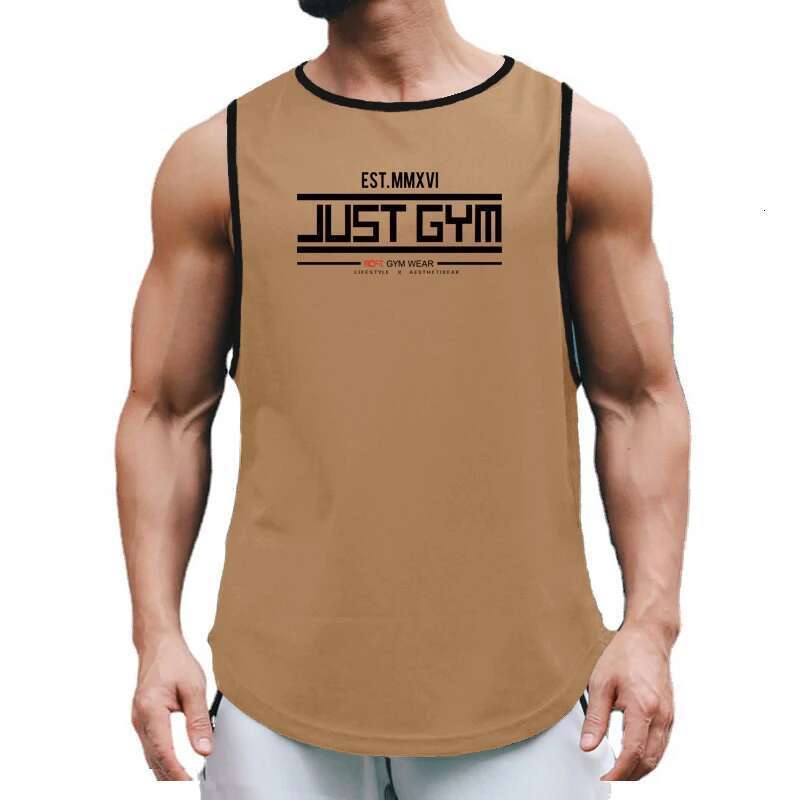 Glagym - Men's mesh running clothes, bodybuilding tops, fitness tops, casual fashion, fiber, quick drying, precious