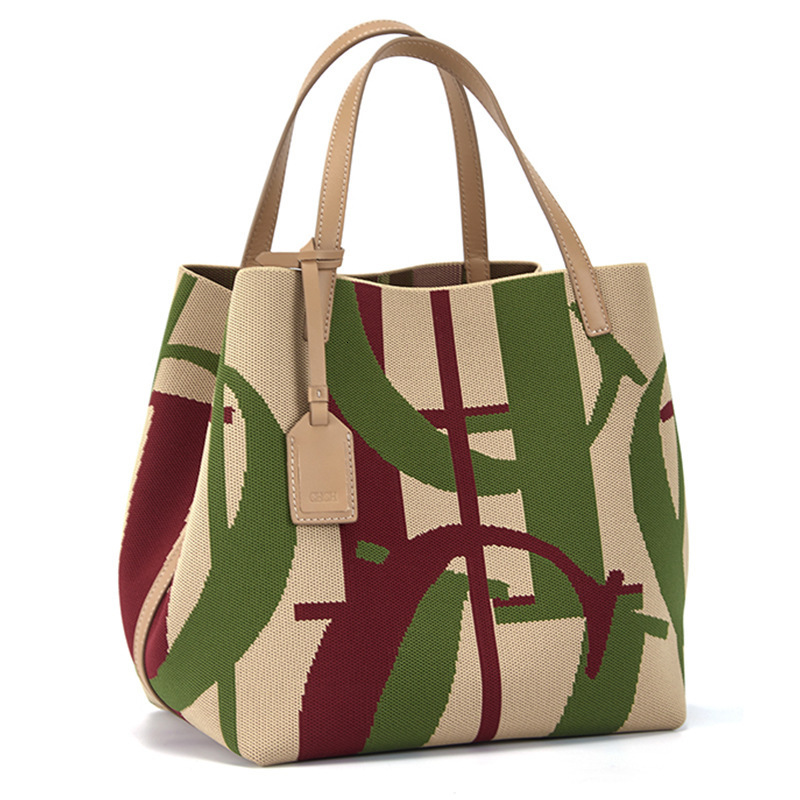 CHCH 2025 Spring New Fashion Letter Design Women's Tote Large Capacity Premium Commuter Bucket Bag