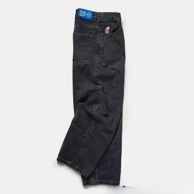 2025 S Fashion Designer Men S Jeans Y K Polar Big Boy Skate Collection Hip Hop Streetwear Embroidery Pants Baggy Mens Womens High Waist Wide Trouser