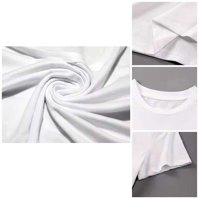 Womens white short sleeved cotton T-shirt womens spring and summer cotton loose design retro casual T-shirt top InsT250320