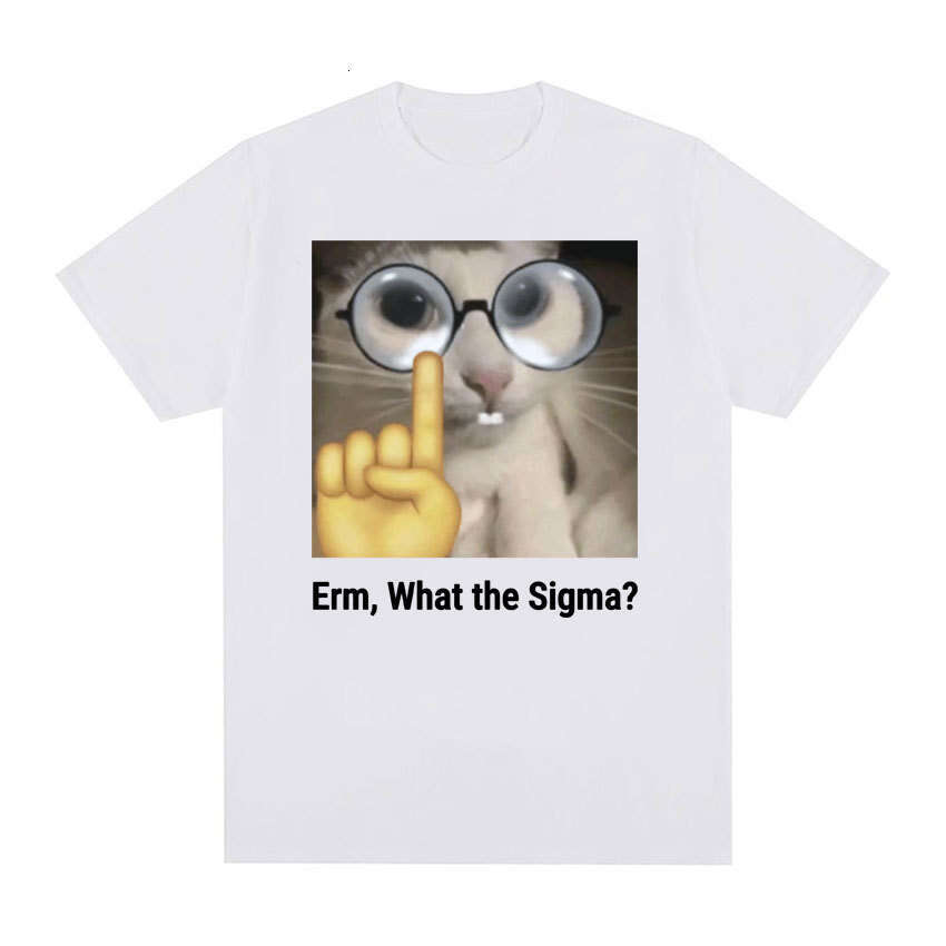2025Erm, What The Sigma? Funny Cat Quick drying Couple Same T-shirt