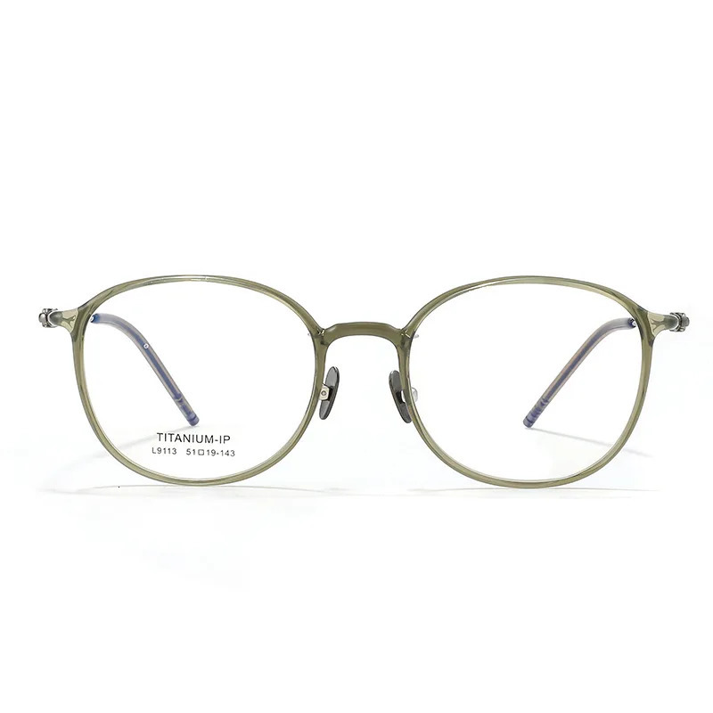 Ultra light TR90 Myopia retro round optical prescription glasses frame for men and women 250228