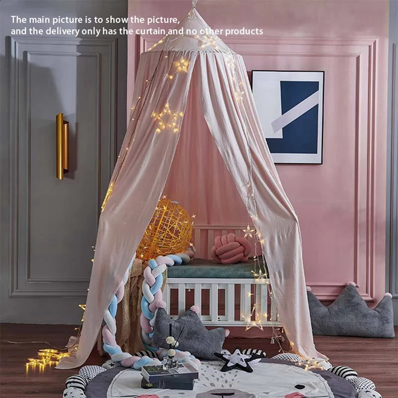 A93U Baby Mosquito Net Princess Dome Dream Castle Bed Room Game Tent Ceiling House Reading Corner 250312
