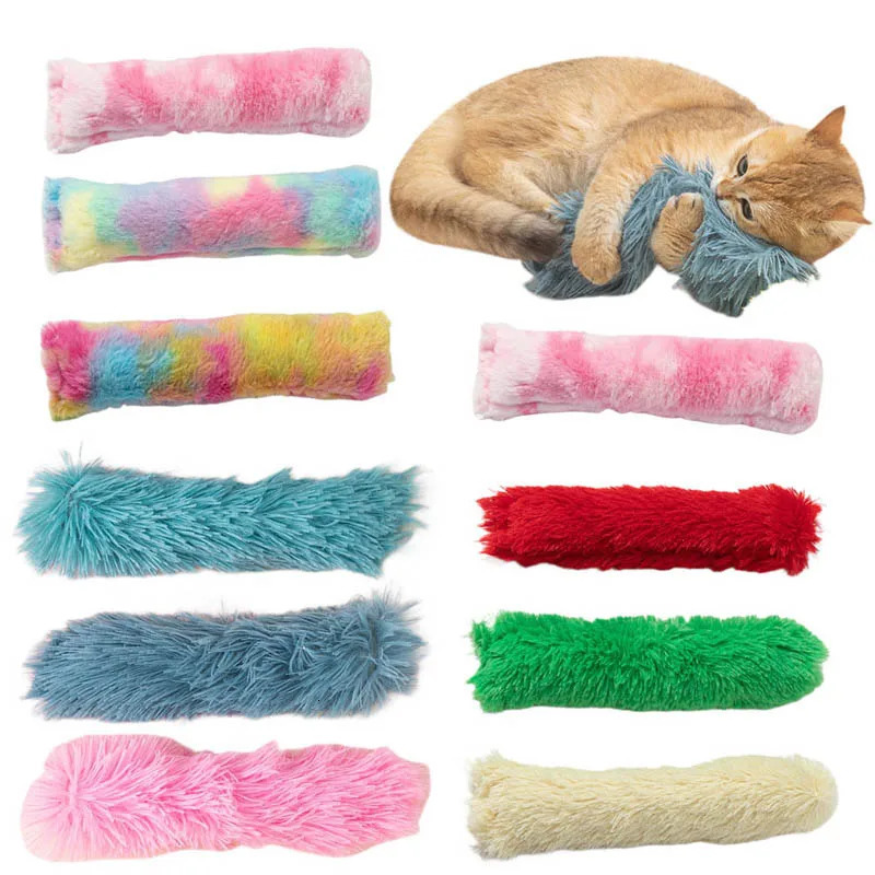 Interesting cat toys plush pillows claws interactive games soft and fluffy sticks durable pet supplies 250320
