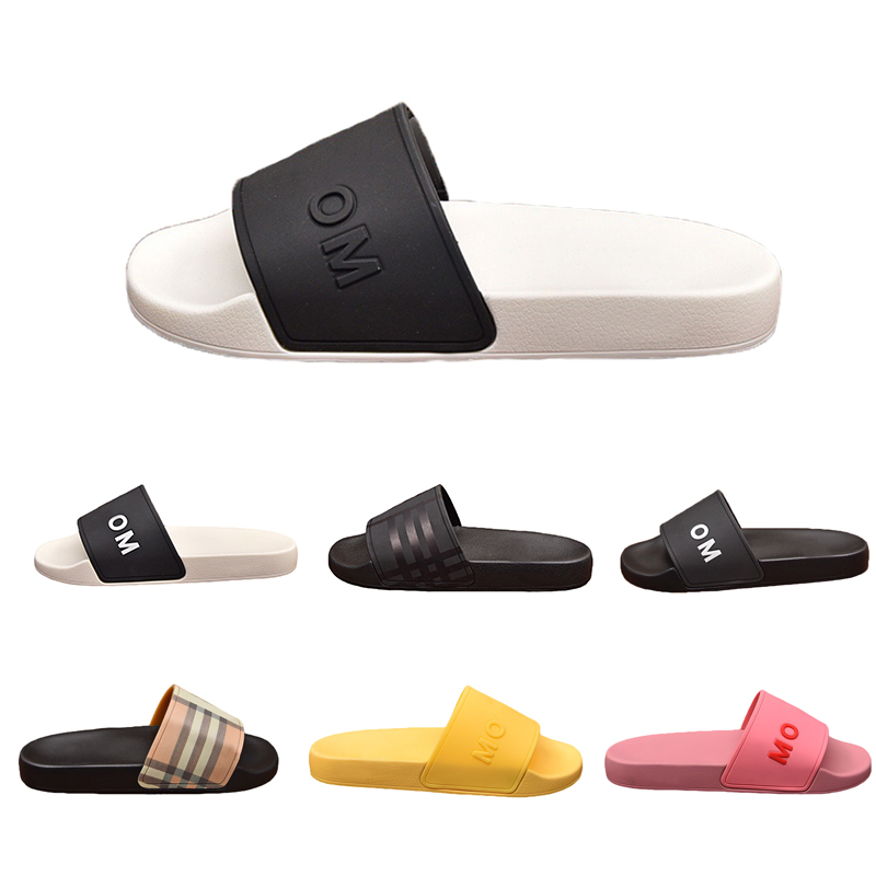 2025 Designer Slipper Sliders Rubber Letter sandals Slippers Men slide Beach Flat Slide Women Luminous Alphabet Slipper Multicolor Couples Slides